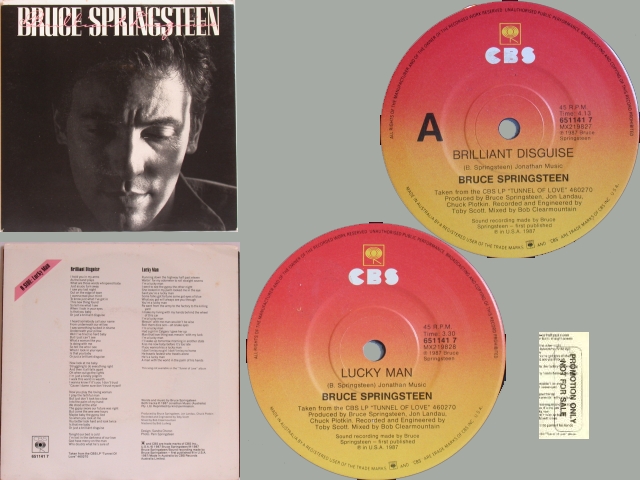 Bruce Springsteen - BRILLIANT DISGUISE / LUCKY MAN